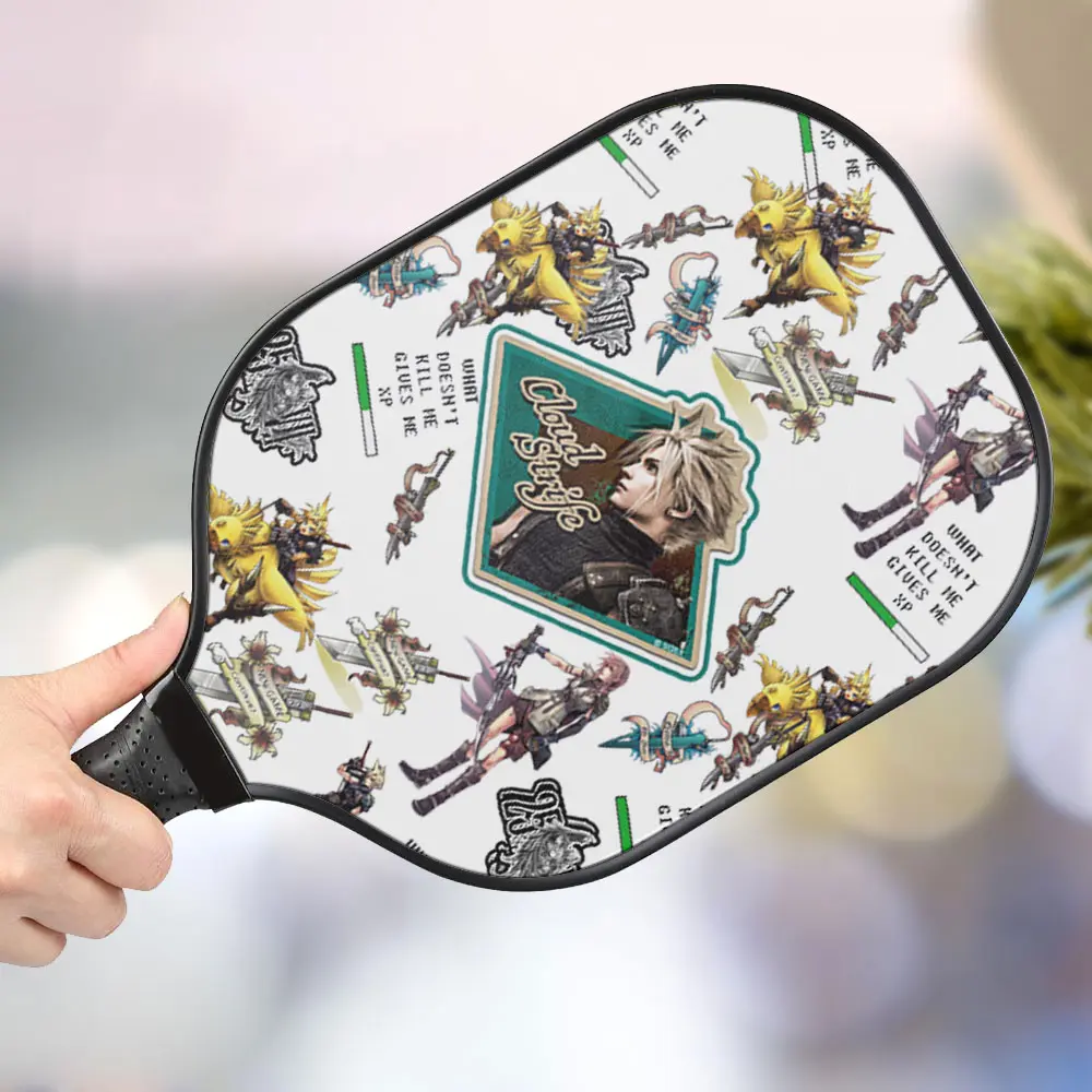 jwdazzle cloud strife personalized pickleball paddle scrh4