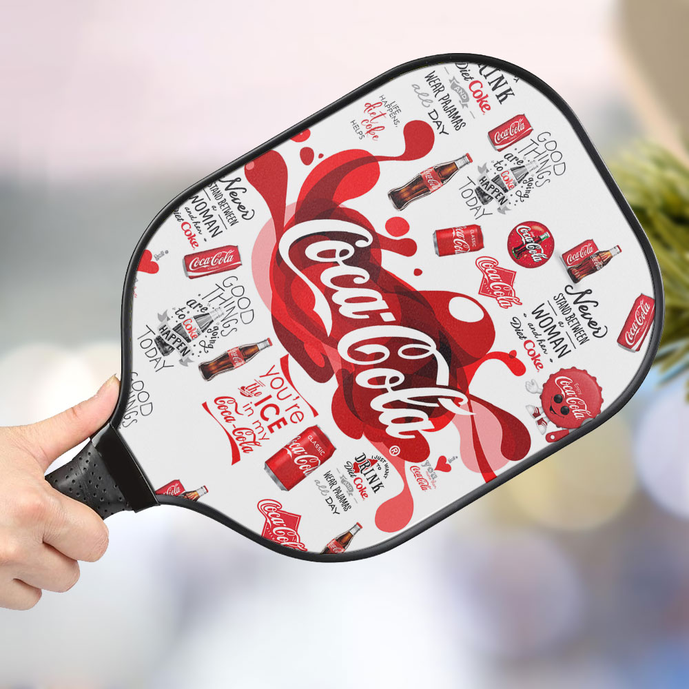jwdazzle coca cola personalized pickleball paddle 4cwpz