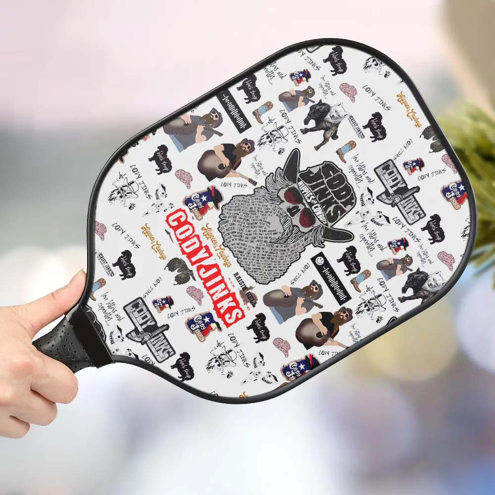 jwdazzle cody jinks personalized pickleball paddle lecrr