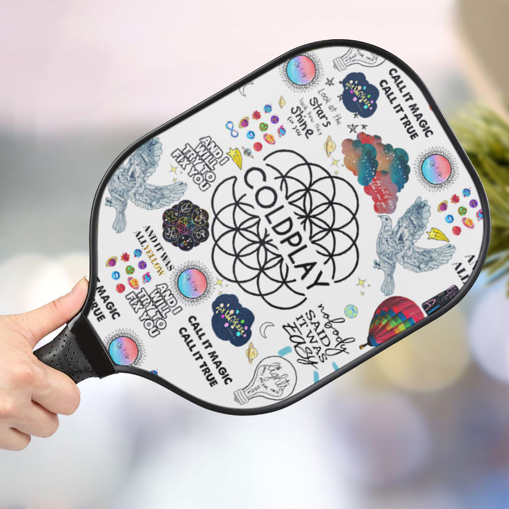jwdazzle cold play personalized pickleball paddle 7y4ca