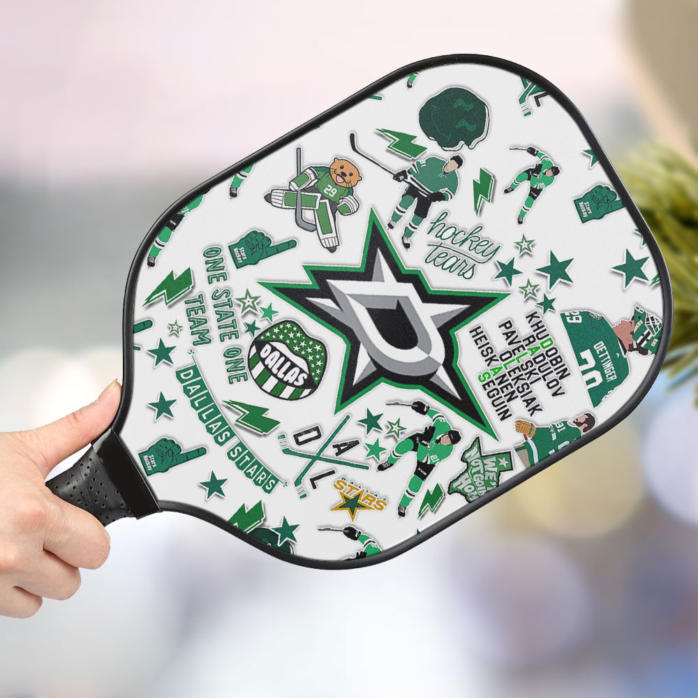 jwdazzle dallas stars personalized pickleball paddle eiogx