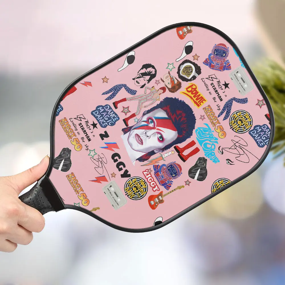 jwdazzle david bowie personalized pickleball paddle 8m70y