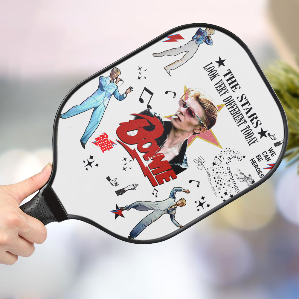 jwdazzle david bowie personalized pickleball paddle lm8hn