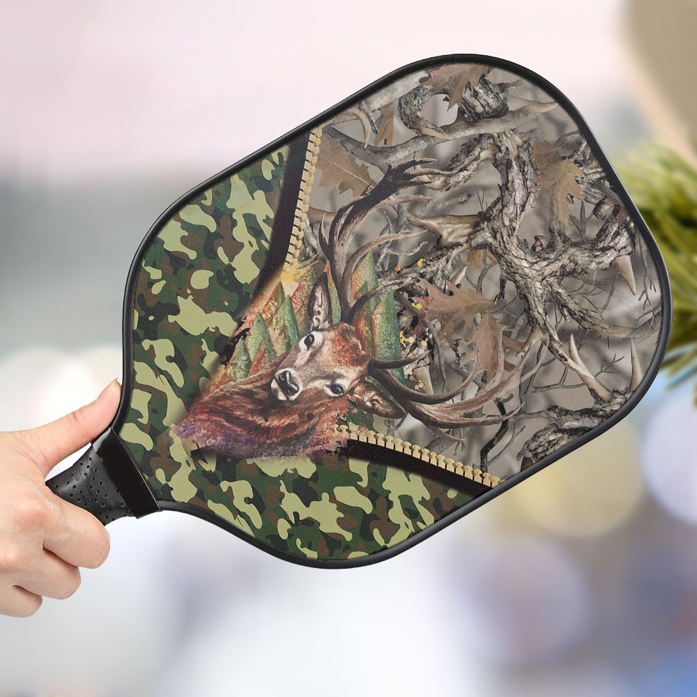 jwdazzle deer personalized pickleball paddle j8ykl