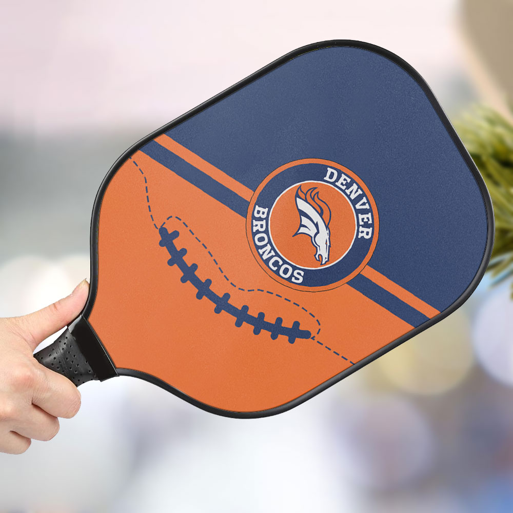 jwdazzle denver broncos personalized pickleball paddle w1vk5