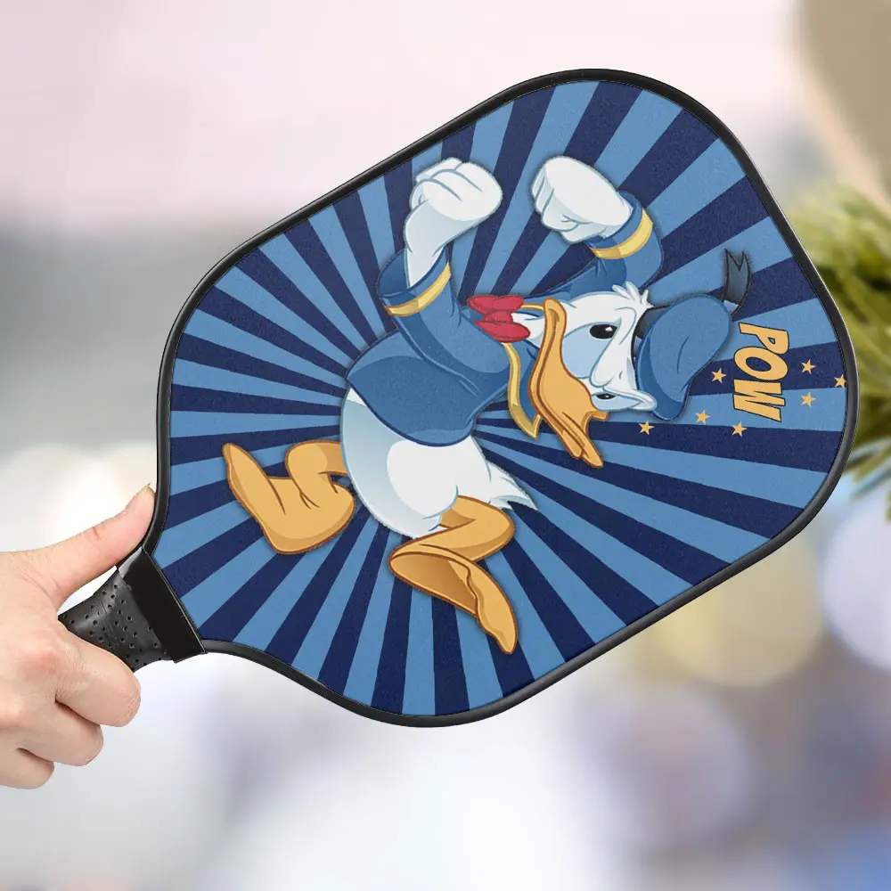 jwdazzle donald duck personalized pickleball paddle enray