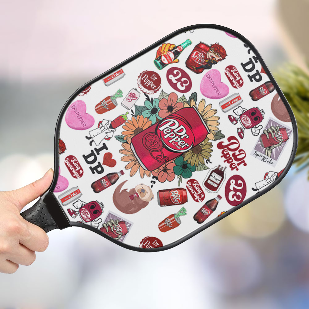 jwdazzle dr pepper personalized pickleball paddle eizj8