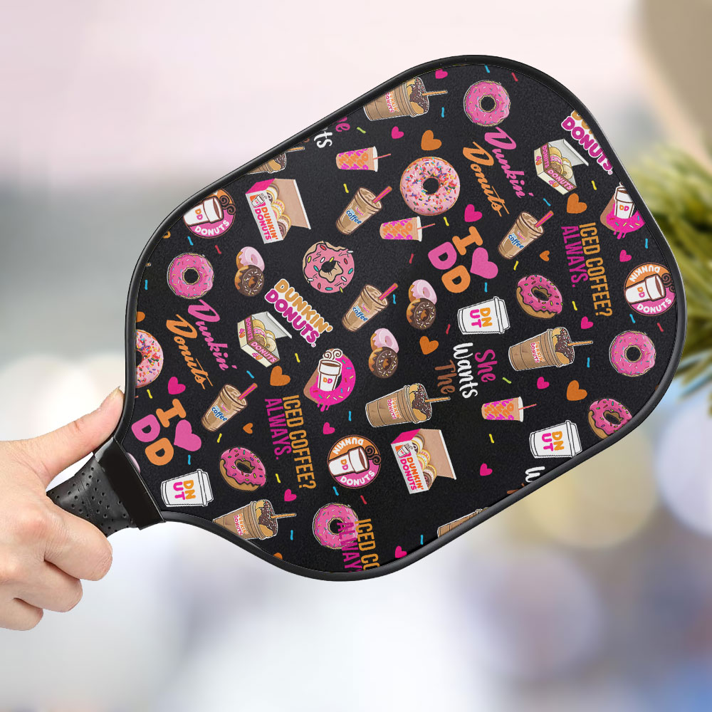 jwdazzle dunkin donuts personalized pickleball paddle r98gi