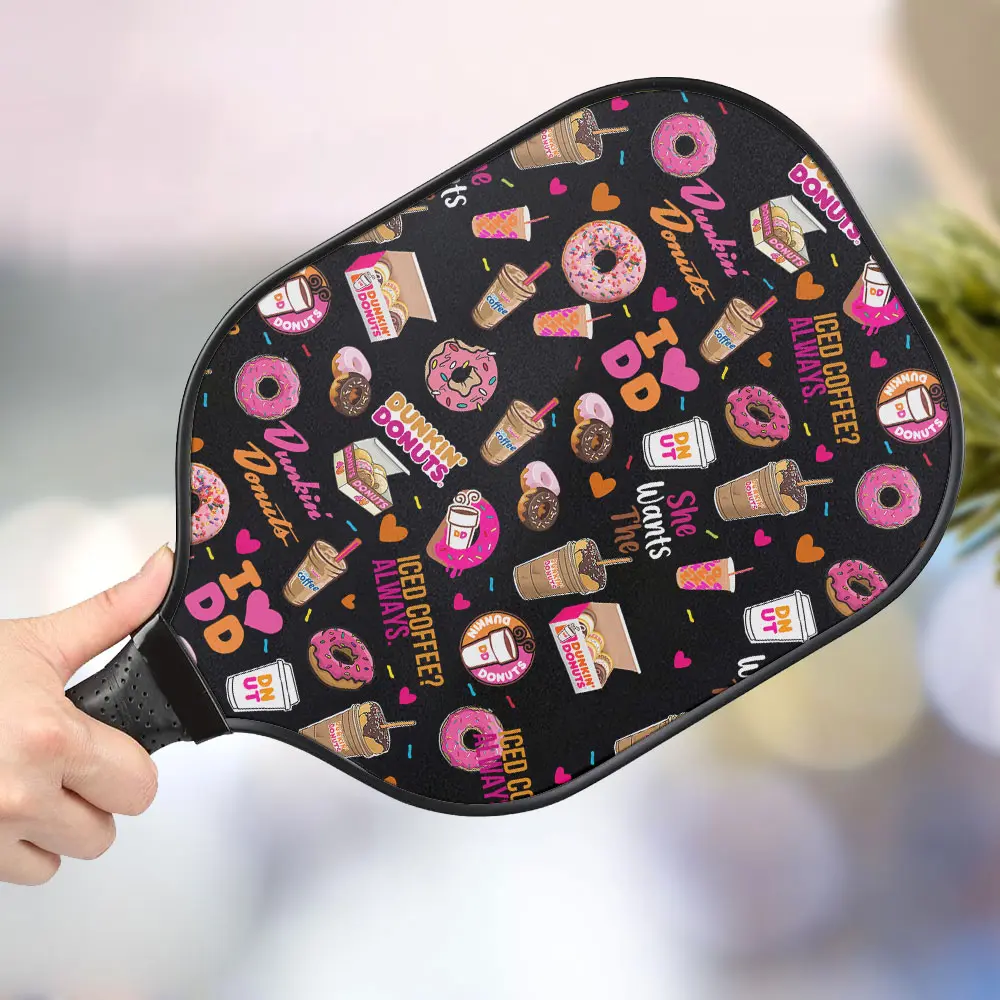 jwdazzle dunkin donuts personalized pickleball paddle r98gi