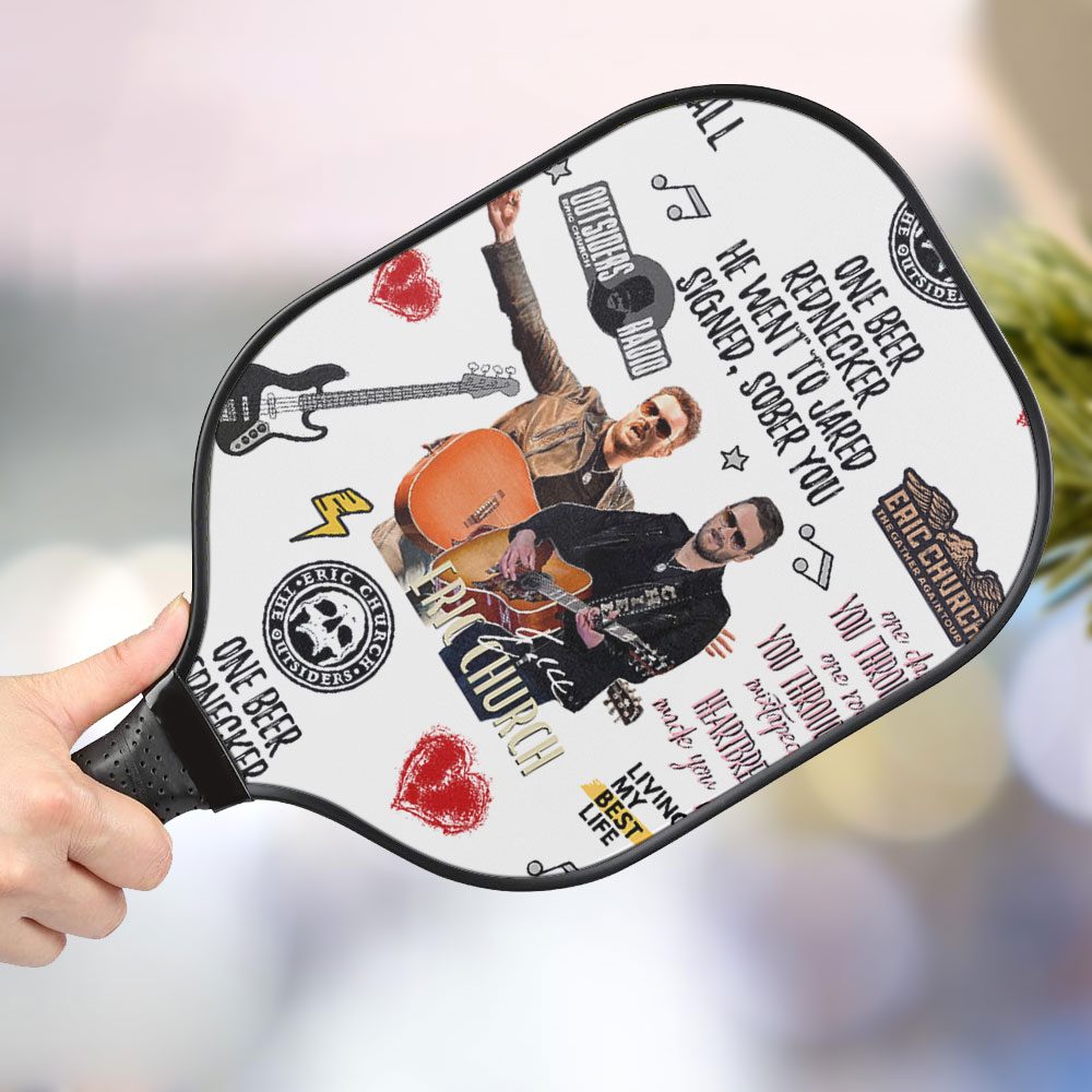 jwdazzle eric church personalized pickleball paddle dl1gr
