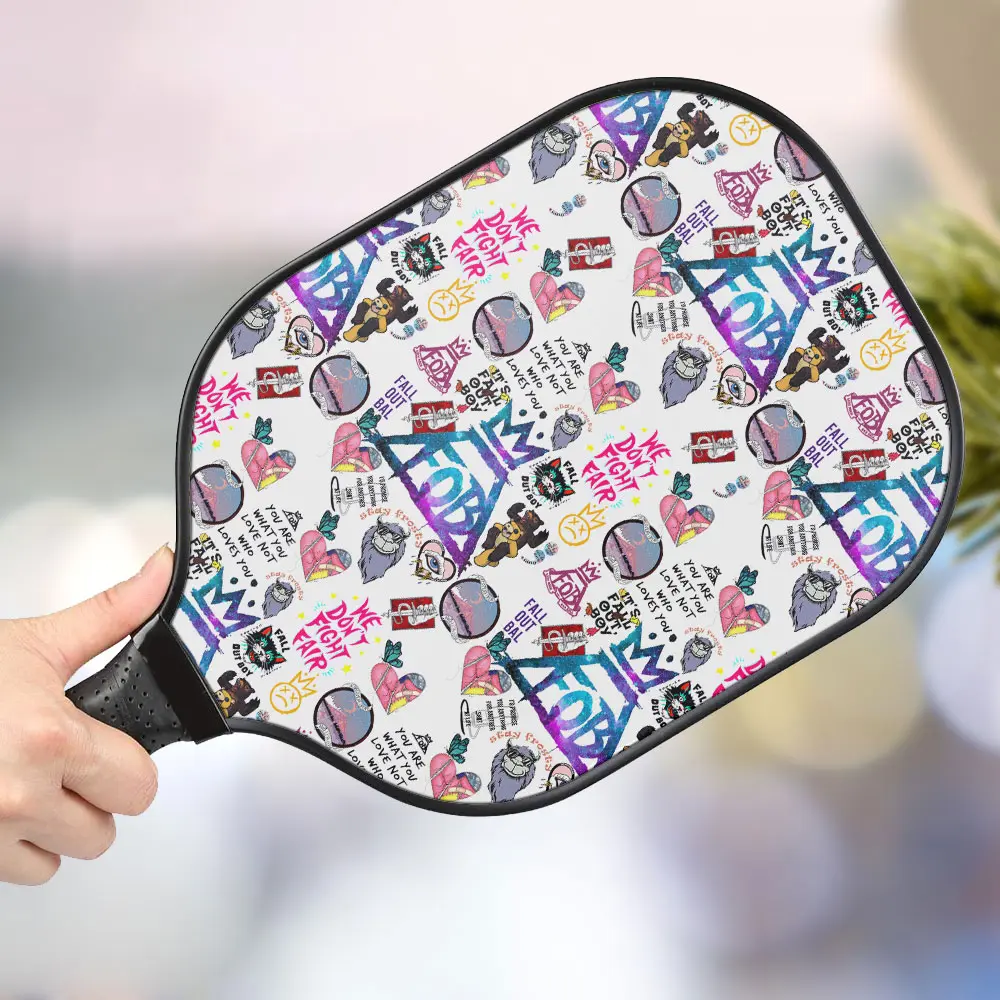 jwdazzle fall out boy personalized pickleball paddle cvu9a