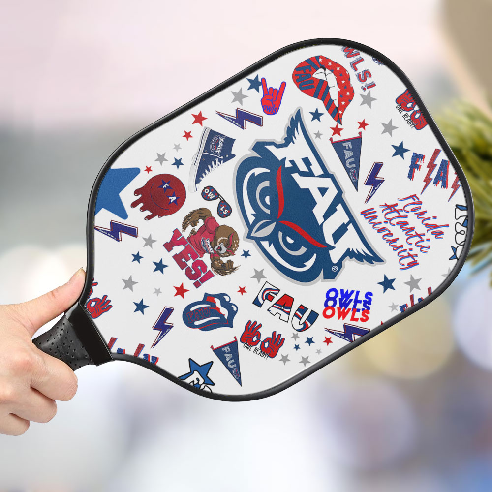 jwdazzle florida atlantic owls personalized pickleball paddle l6nnx