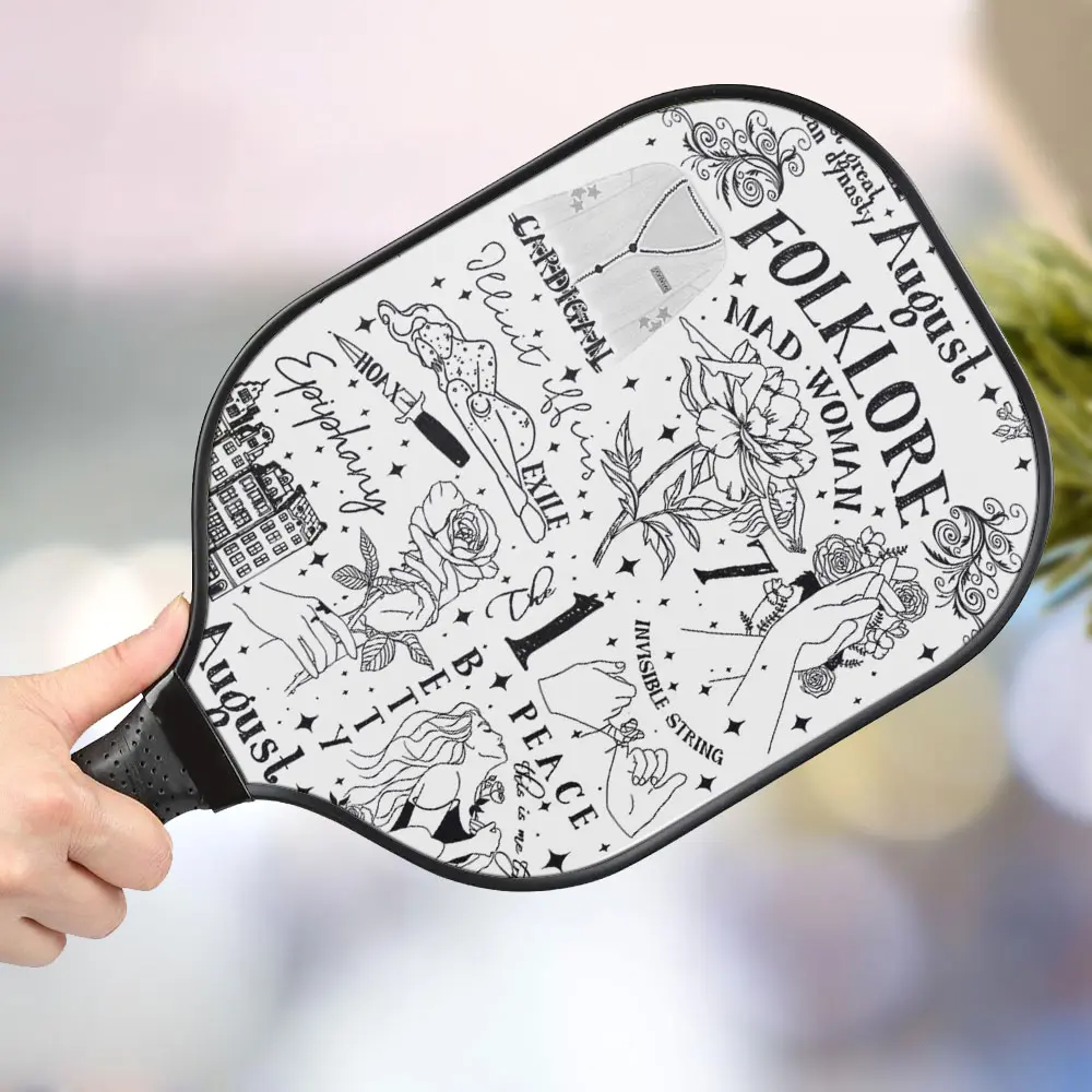 jwdazzle folklore taylor swift personalized pickleball paddle rnfgz
