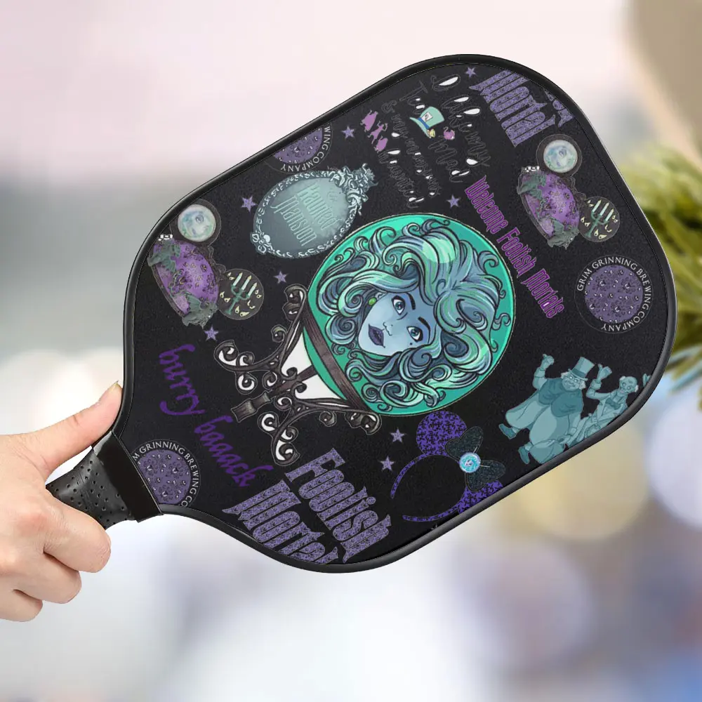 jwdazzle foolish mortals personalized pickleball paddle 4dork