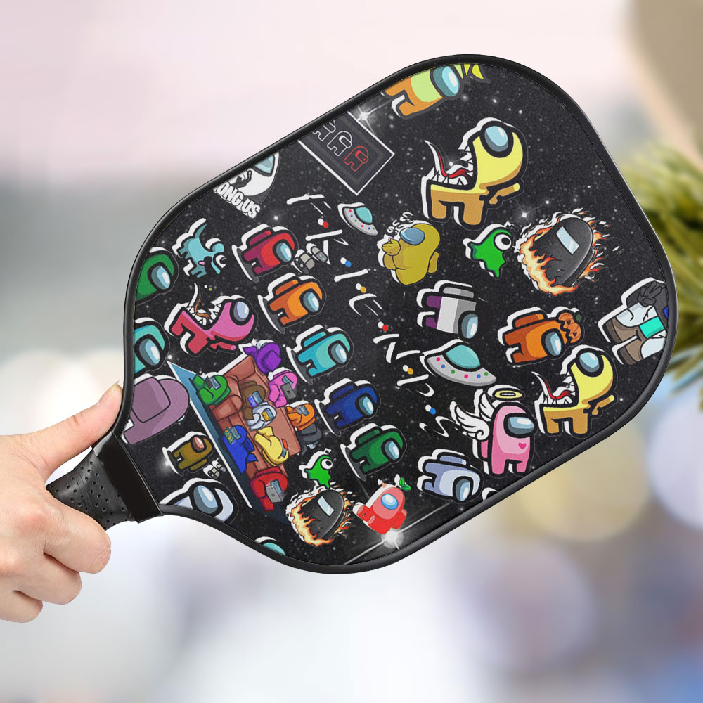 jwdazzle friends among us personalized pickleball paddle buseh