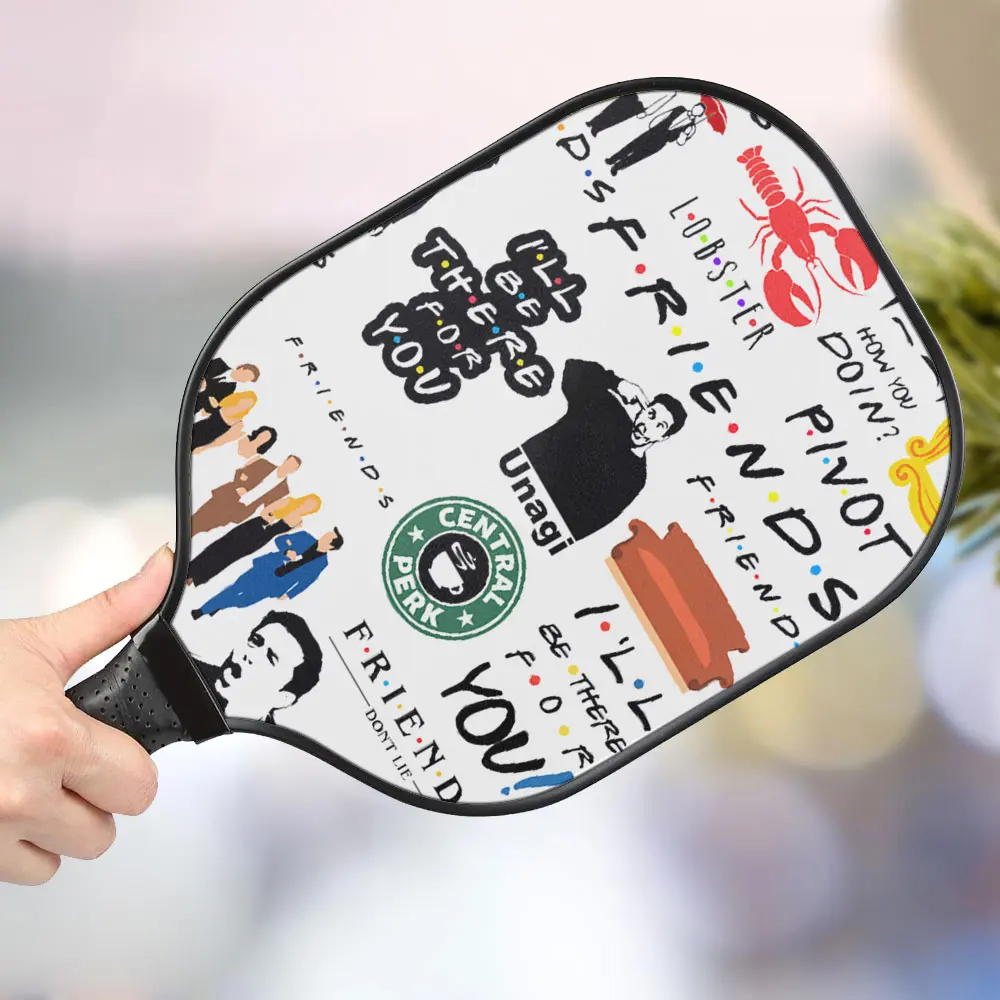 jwdazzle friends personalized pickleball paddle u9dm4