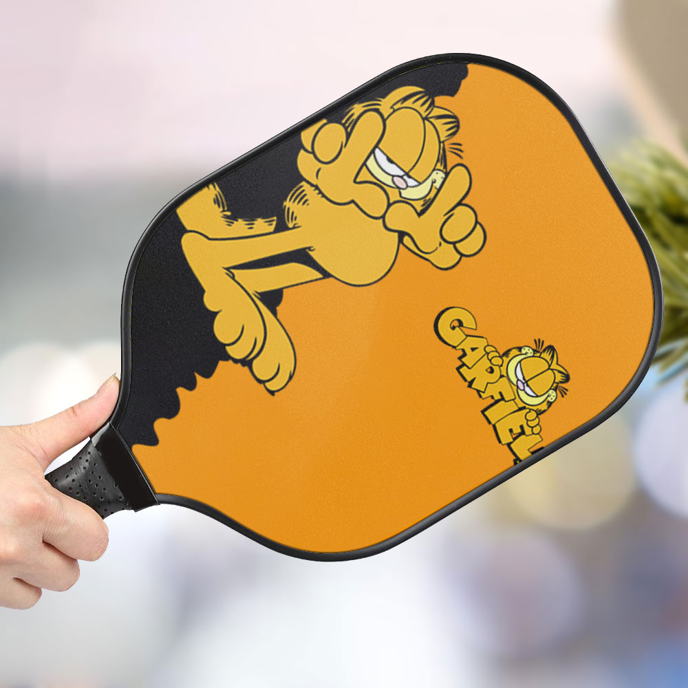 jwdazzle garfield personalized pickleball paddle i9m7d