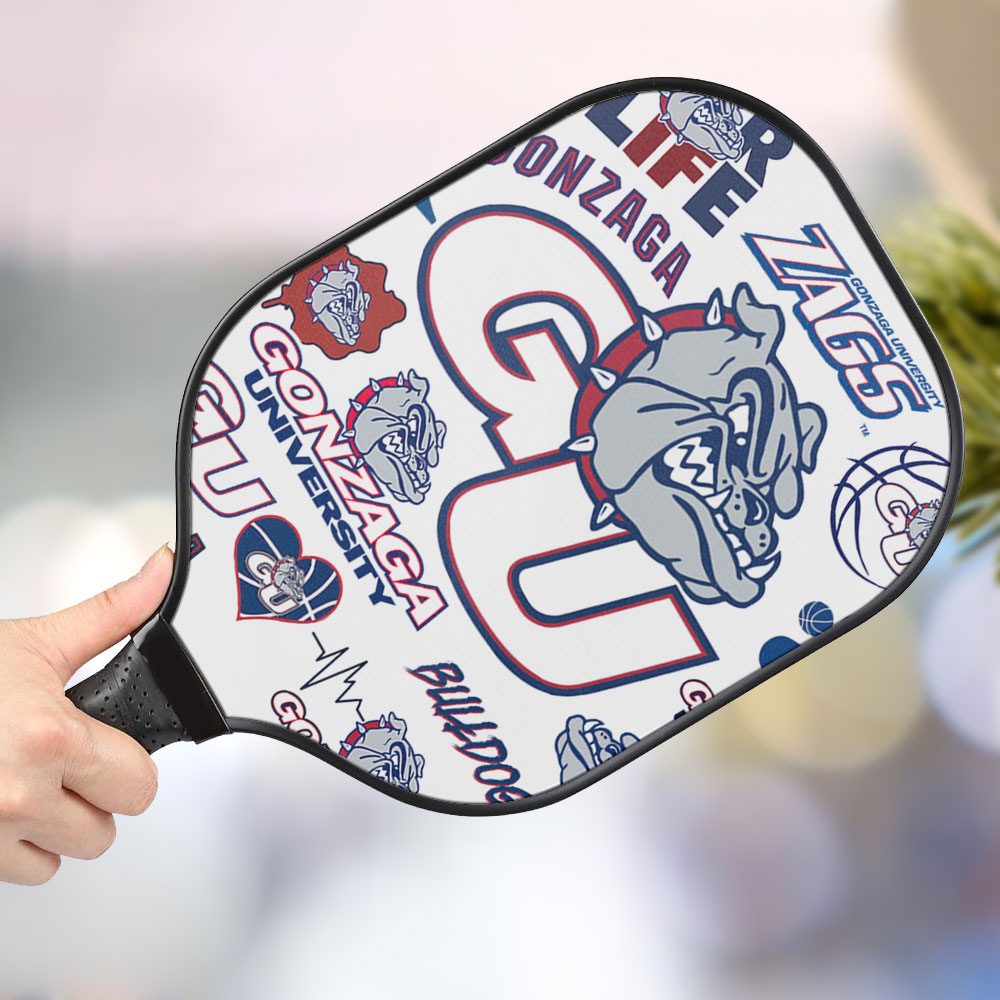 jwdazzle gonzaga bulldogs personalized pickleball paddle jzf7p
