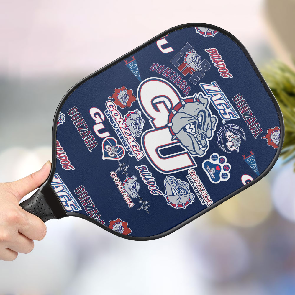 jwdazzle gonzaga bulldogs personalized pickleball paddle zplf4