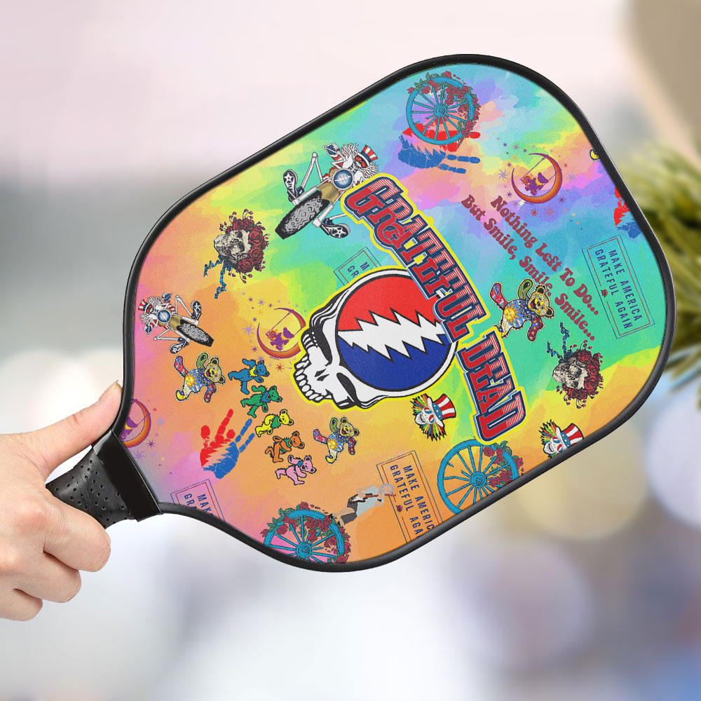 jwdazzle grateful dead personalized pickleball paddle fge4c