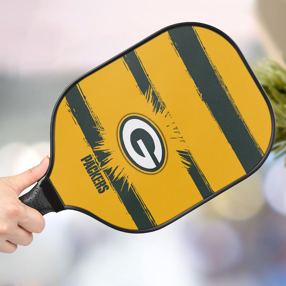 jwdazzle green bay packers personalized pickleball paddle jdnxi