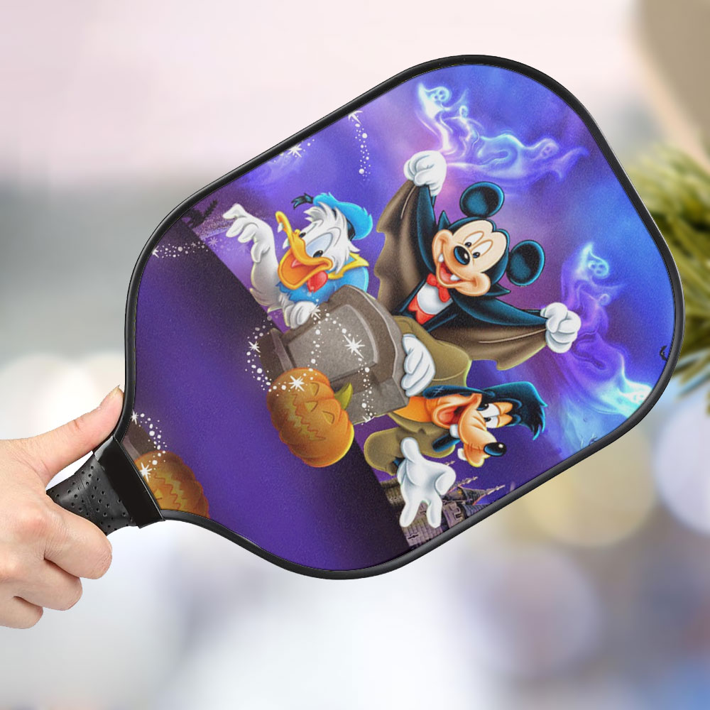 jwdazzle hapy halloween mickey mouse personalized pickleball paddle 5owvb