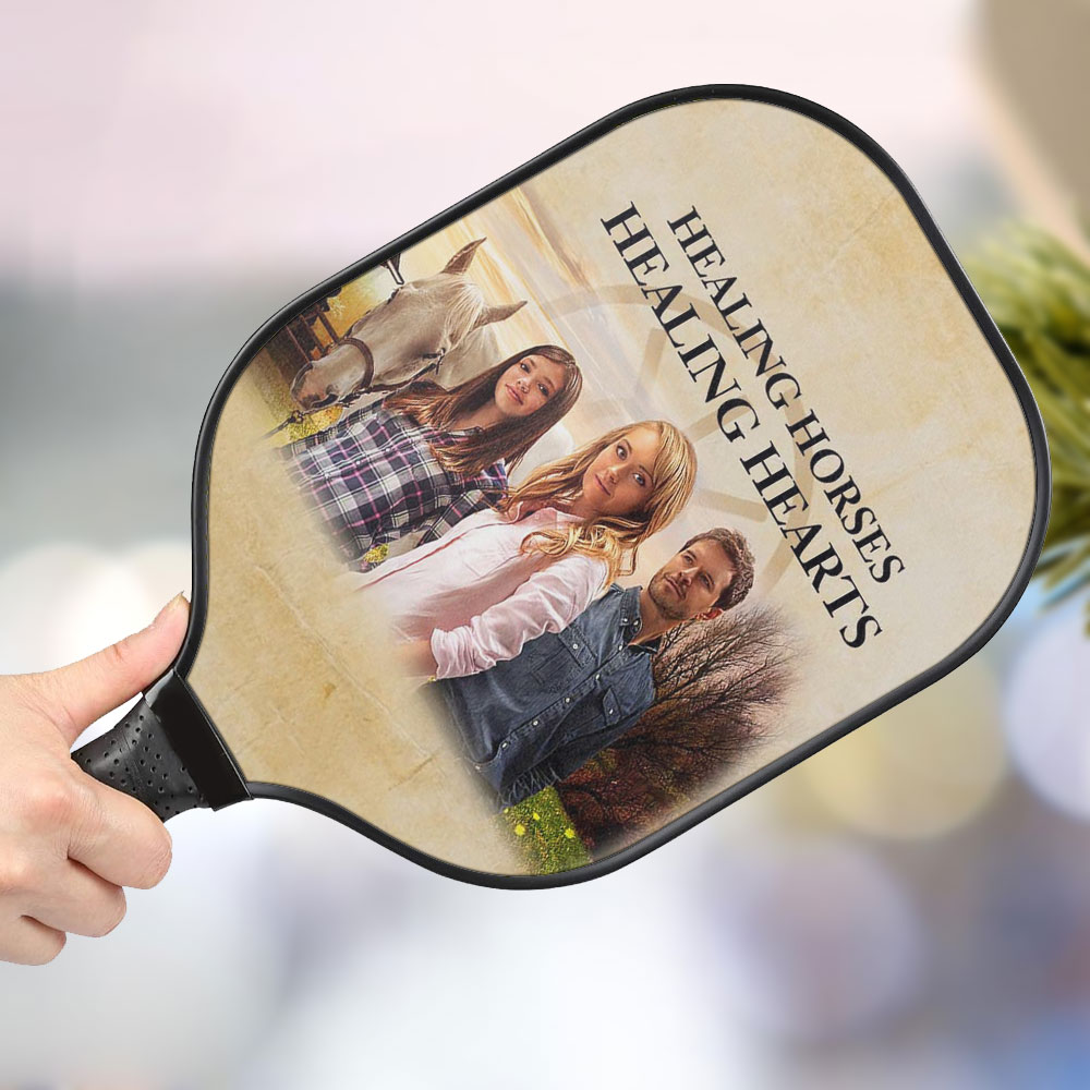 jwdazzle healing horses healing hearts personalized pickleball paddle 4v7xj