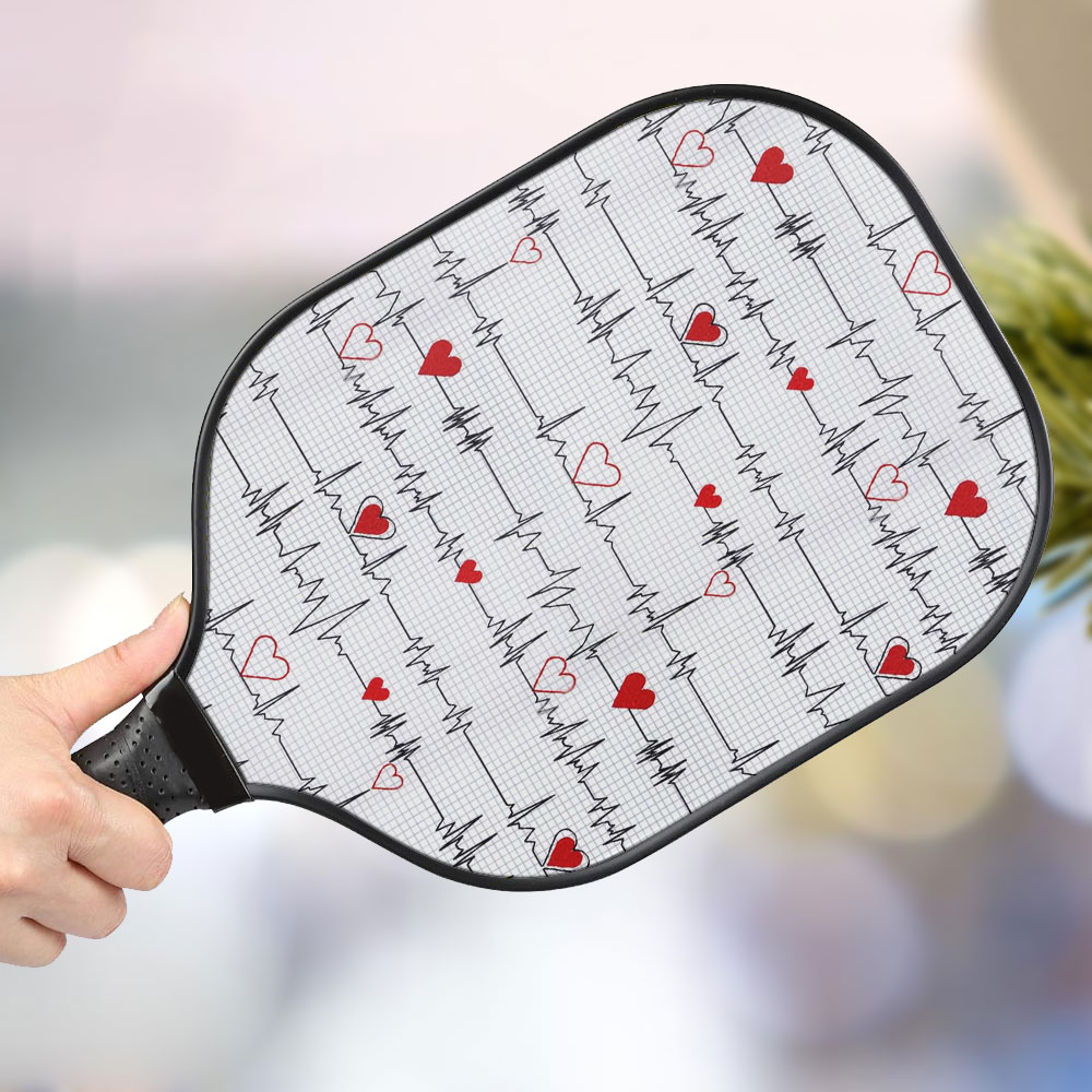 jwdazzle heartbeat personalized pickleball paddle nsj2u