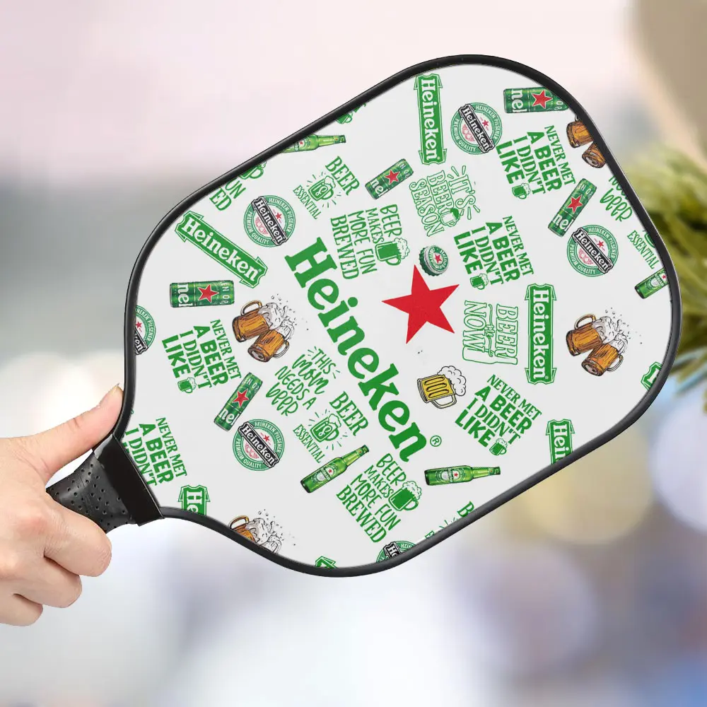 jwdazzle heineken personalized pickleball paddle 3wcsi