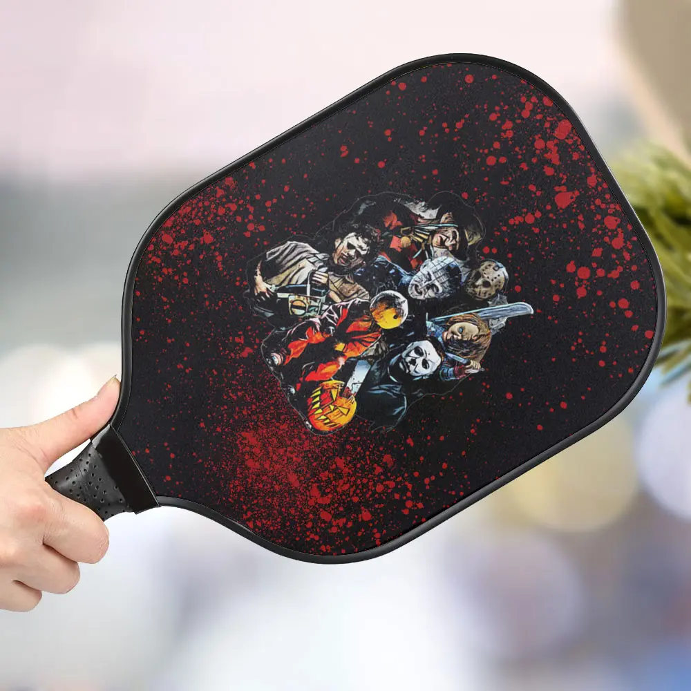 jwdazzle horror characters personalized pickleball paddle lle4l