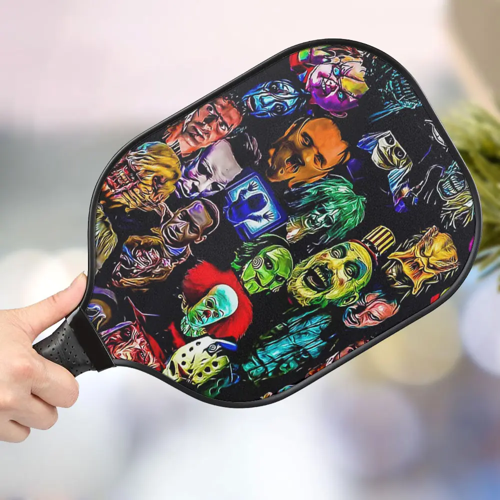 jwdazzle horror characters personalized pickleball paddle xaocj