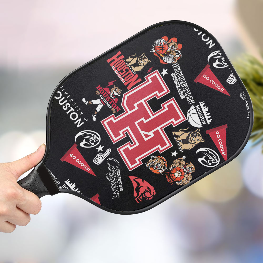jwdazzle houston cougars personalized pickleball paddle yvhqd