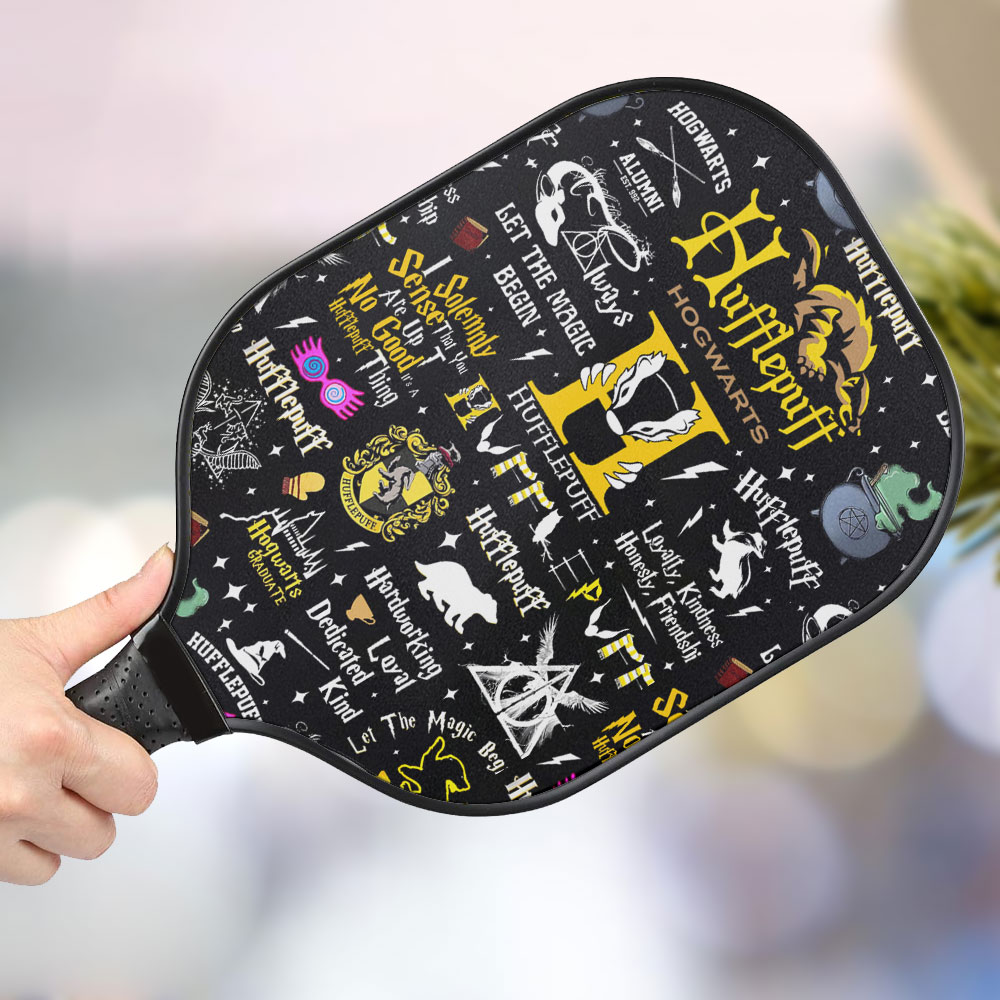 jwdazzle hufflepuff personalized pickleball paddle 1uxzm