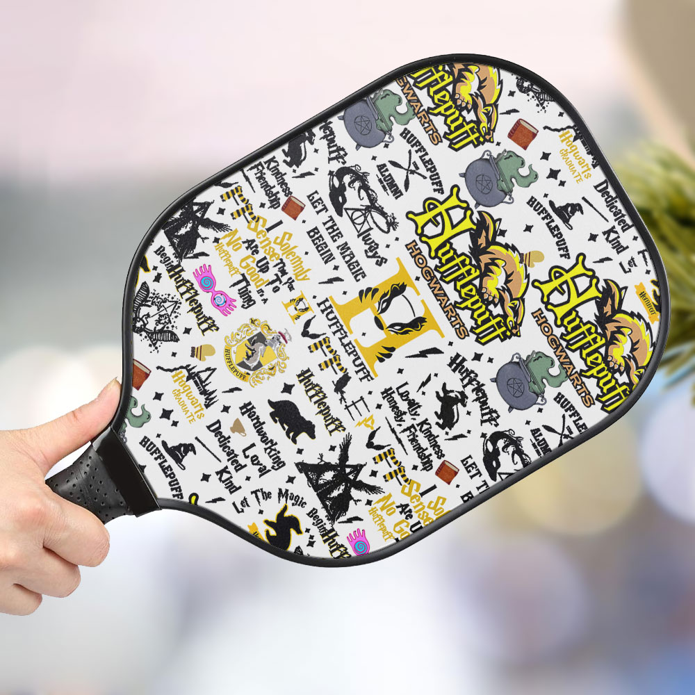 jwdazzle hufflepuff personalized pickleball paddle qlab9