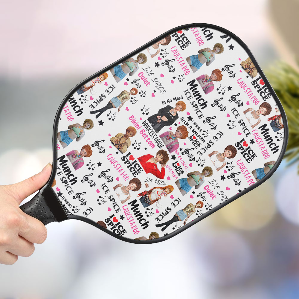 jwdazzle ice spice personalized pickleball paddle rma4t