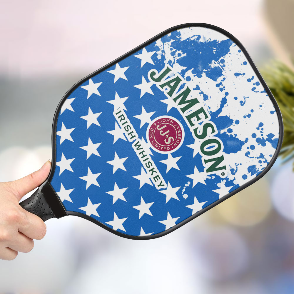 jwdazzle jameson irish whiskey personalized pickleball paddle fhrnu