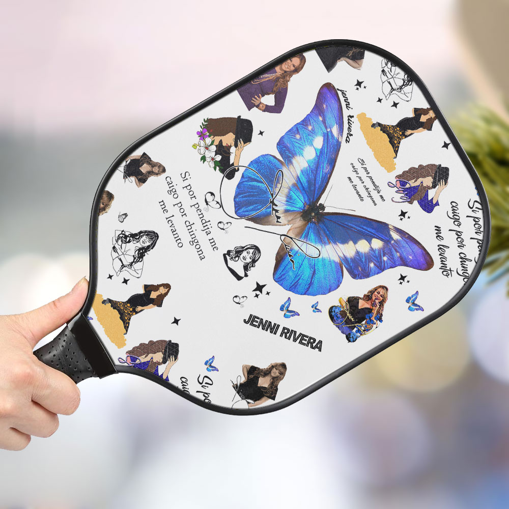 jwdazzle jenni rivera personalized pickleball paddle ya059