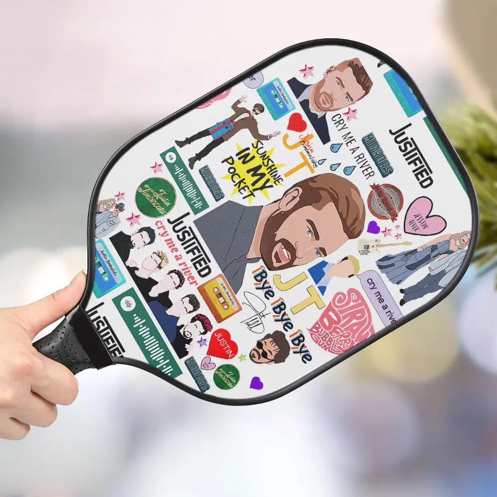 jwdazzle justin timberlake personalized pickleball paddle 3lz3r