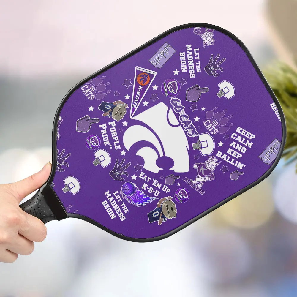 jwdazzle kansas state wildcats personalized pickleball paddle 21ifg