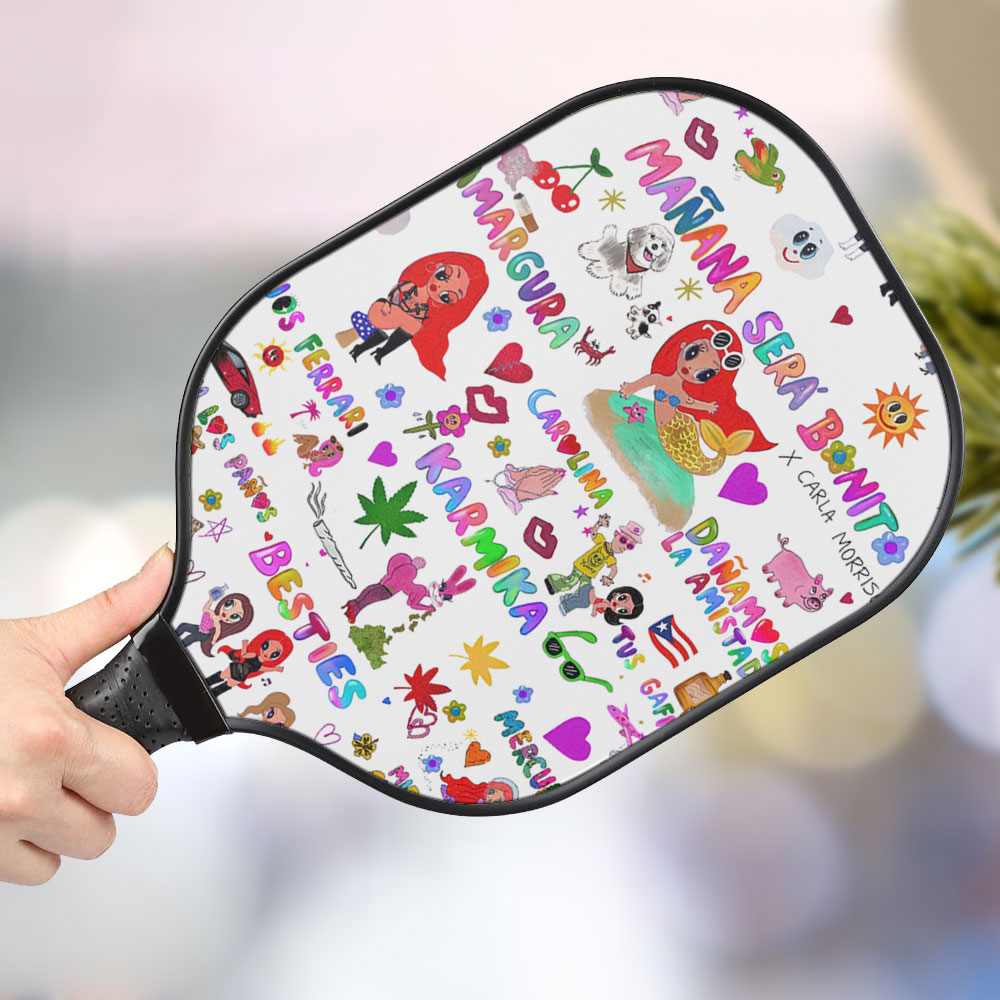 jwdazzle karol g personalized pickleball paddle spydy