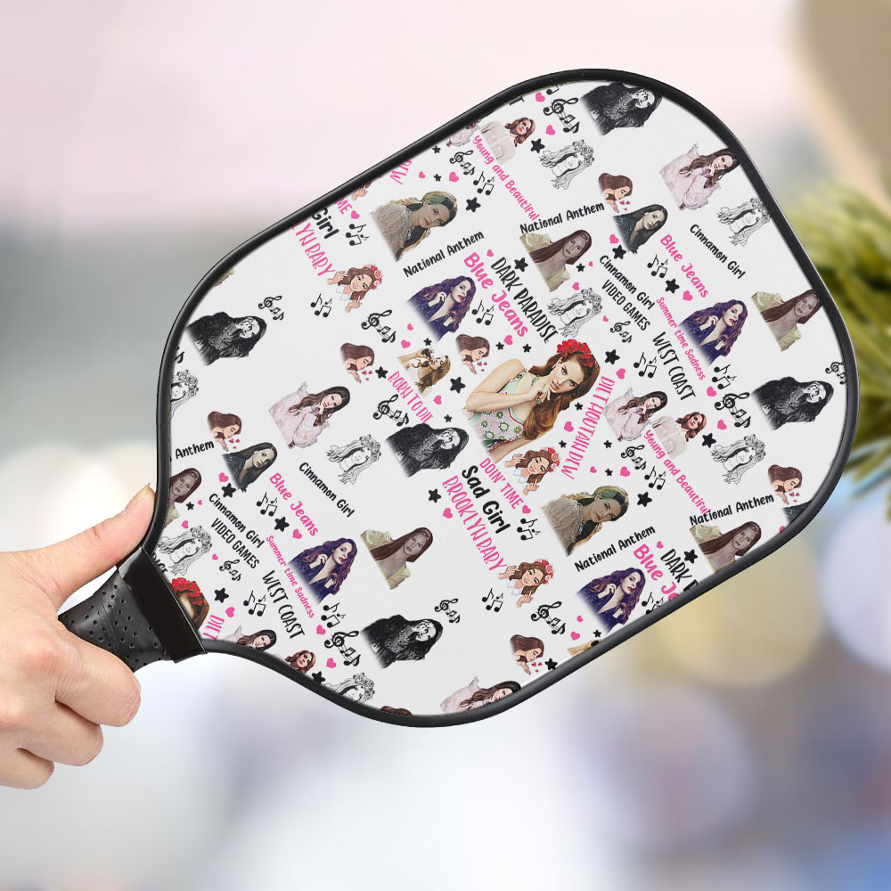 jwdazzle lana del rey personalized pickleball paddle xqbvb
