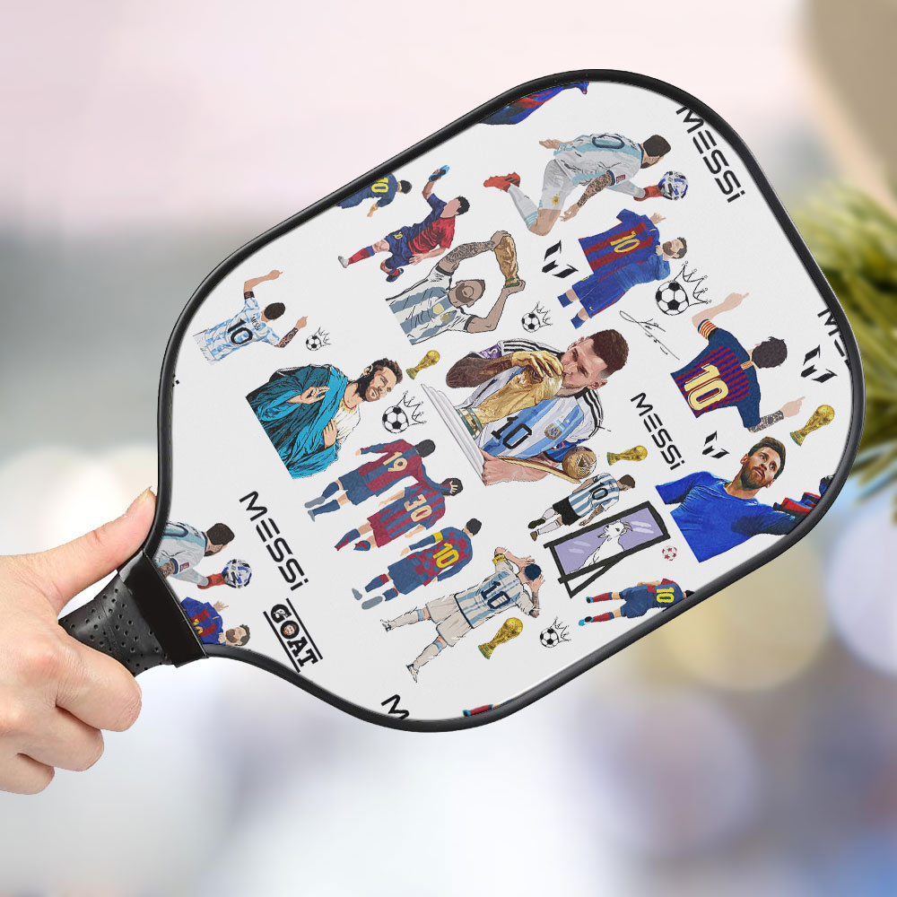jwdazzle lionel messi personalized pickleball paddle tmibo