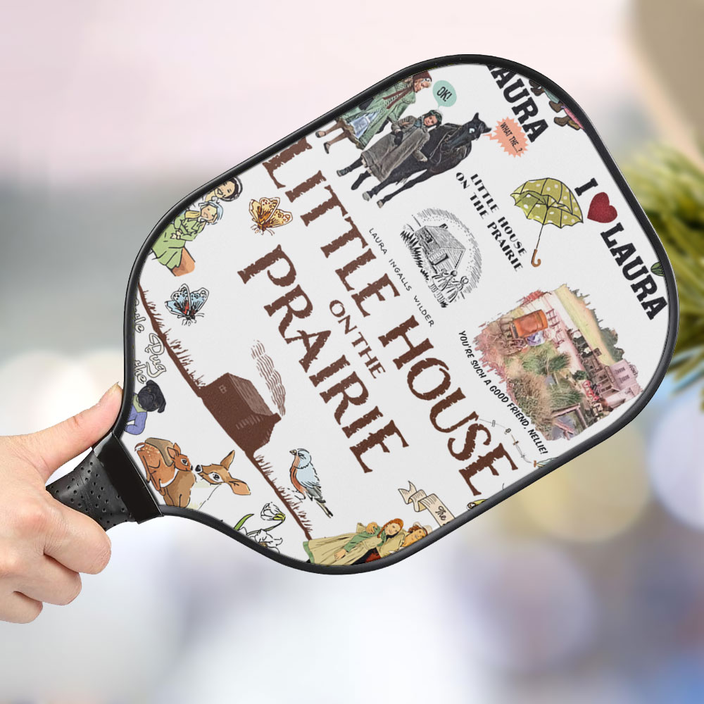 jwdazzle little house on the praire personalized pickleball paddle ewqyj
