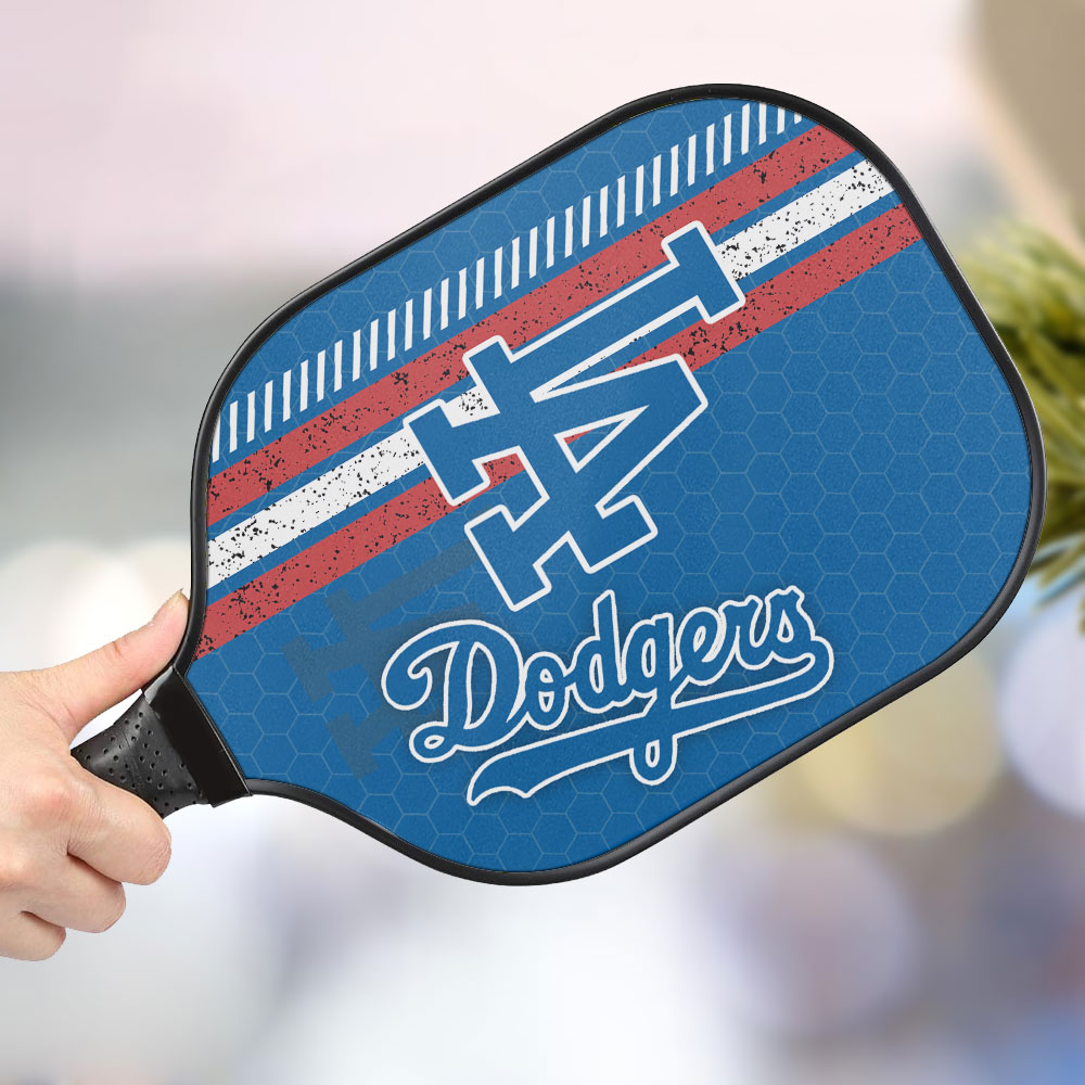 jwdazzle los angeles dodgers personalized pickleball paddle 4zyih