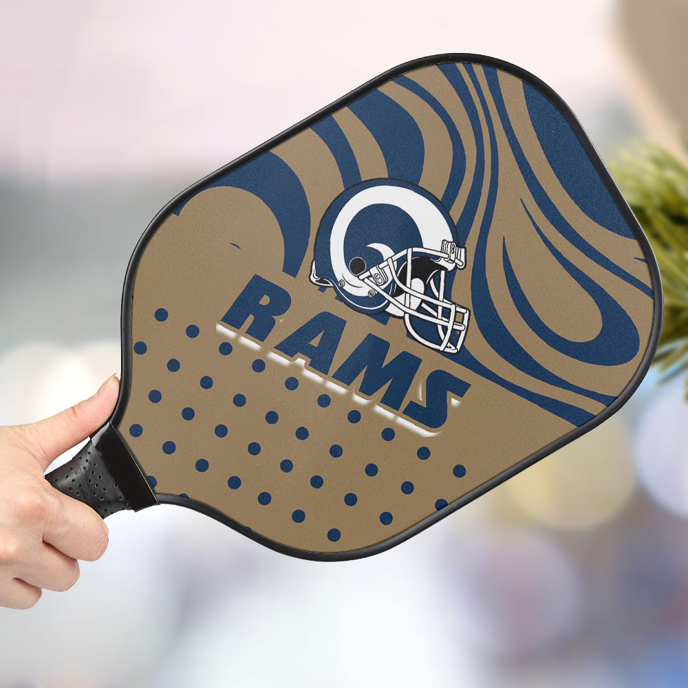 jwdazzle los angeles rams personalized pickleball paddle nx2vj