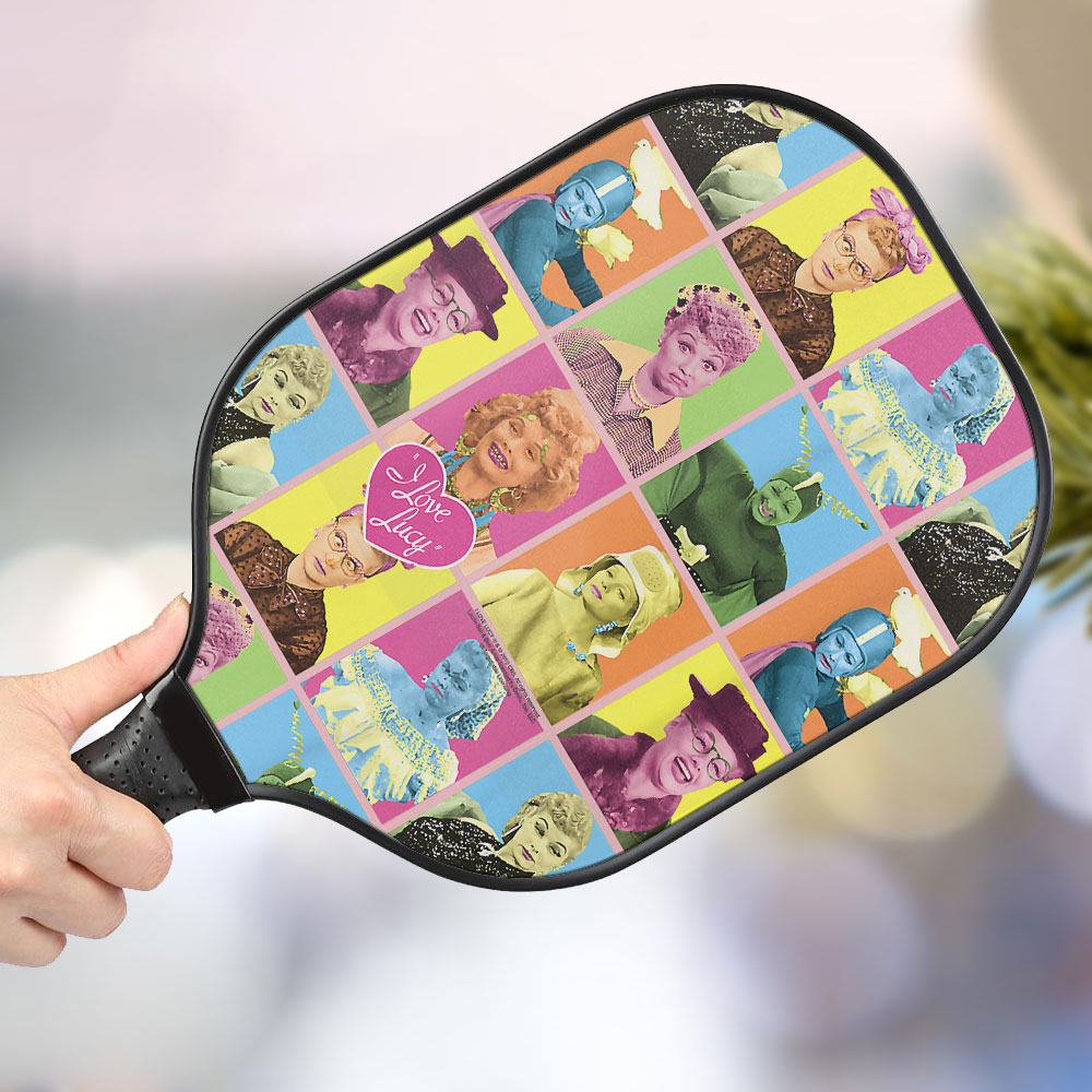 jwdazzle love lucy personalized pickleball paddle gryra