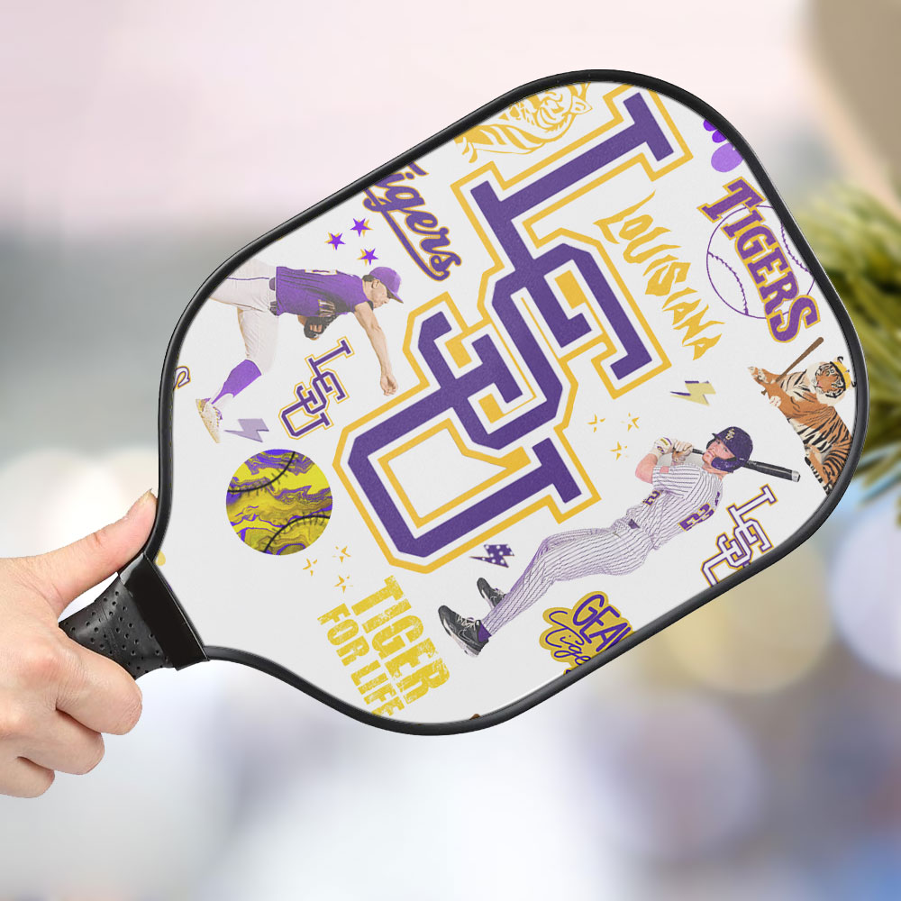 jwdazzle lsu tigers personalized pickleball paddle 0gdtk