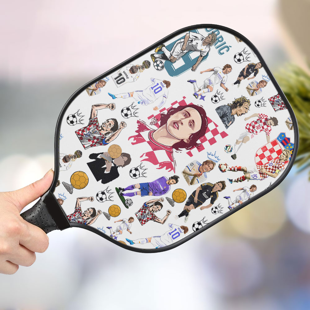 jwdazzle luka modric personalized pickleball paddle ukxe7