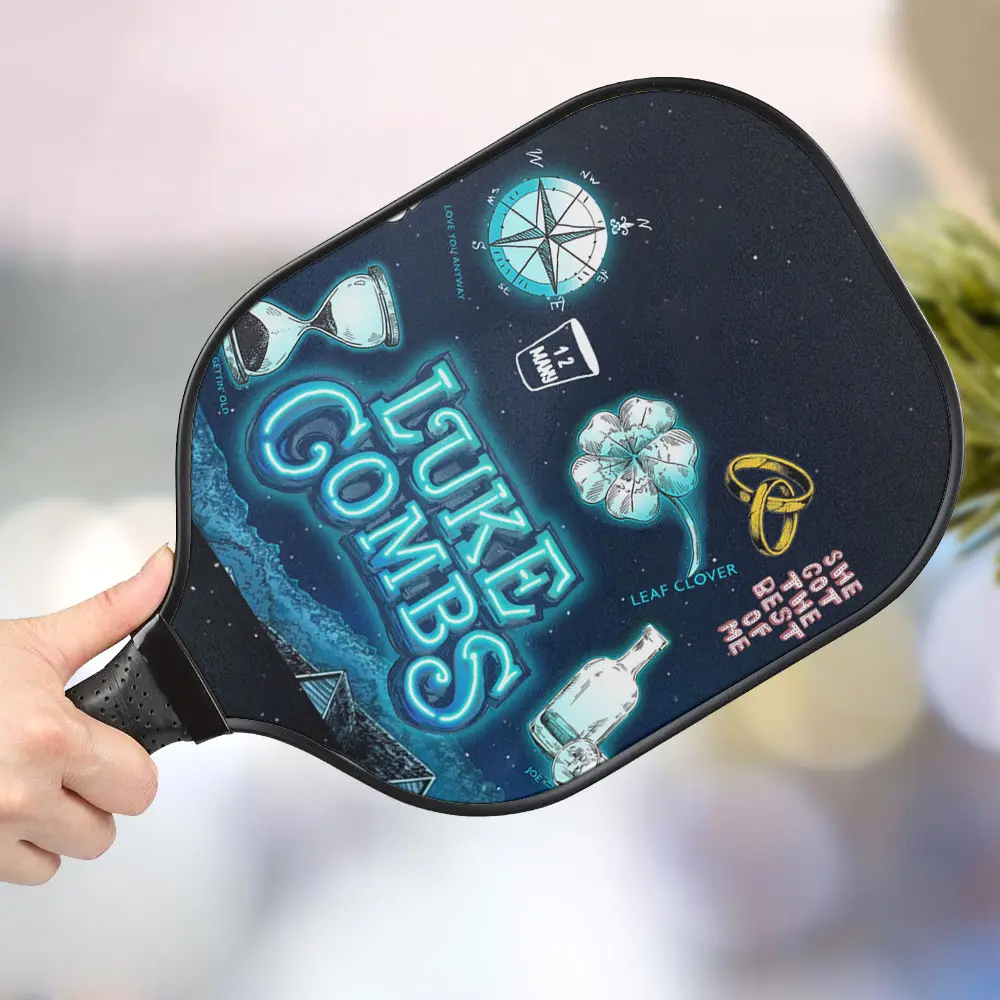 jwdazzle luke combs personalized pickleball paddle xhkbs