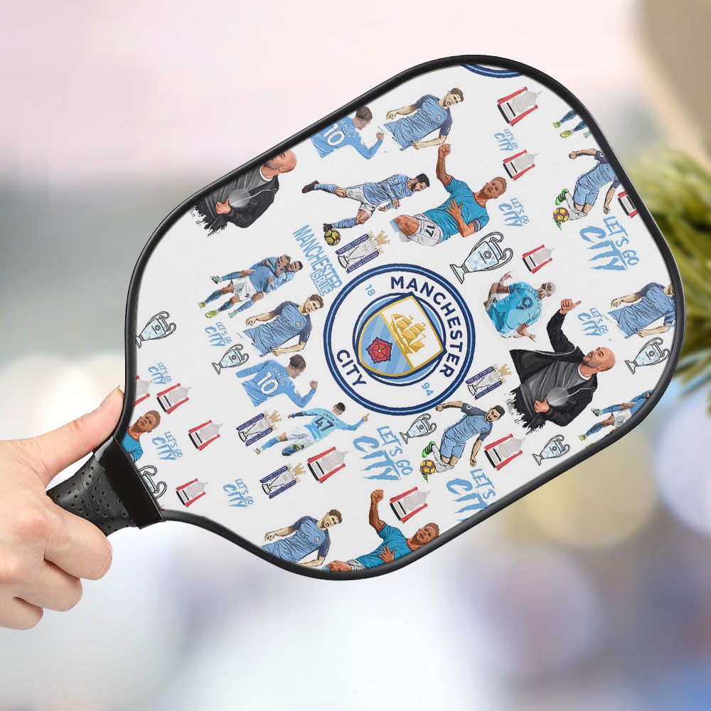 jwdazzle manchester city personalized pickleball paddle wmoq8